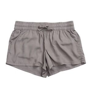 Southern Marsh Womens Tencel Linen Shorts Taupe/Gray Size Small